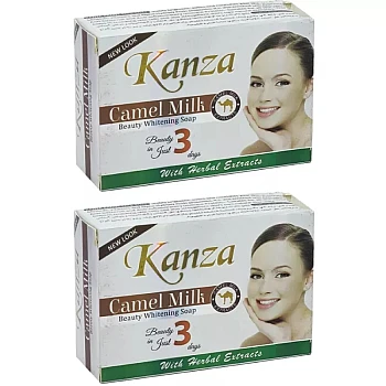 Kanza Camel Milk Whitening With Herbal Extract Soap (90g, Pack of 2)