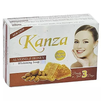 Kanza Almond & Honey Whitening Soap (90g, Pack of 2)