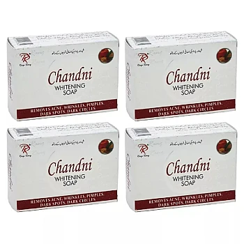 Chandni Whitening Soap (100g, Pack of 4)
