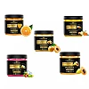 Park Daniel Papaya + Mix Fruit + Haldi Chandan + Apricot + Vitamin C Facial Scrub Combo Pack (100ml Each) (1Pack)