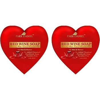 Park Daniel Red Wine Soap (100g, Pack of 2)