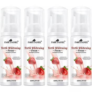 Park Daniel Teeth Whitening Foam (60ml, Pack of 4)