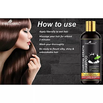 Park Daniel 100% Natural Arnica Herbal Hair Oil + Charcoal Keratin Shampoo Combo (100ml Each) (1Pack)