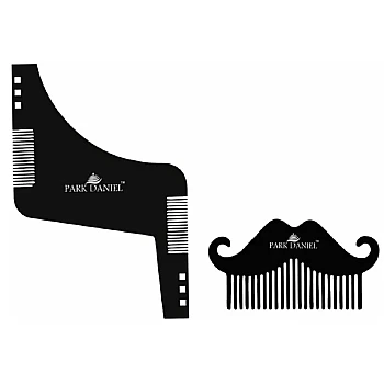 Park Daniel Boomerang Z Shaper + Mustache Beard Comb (Each 1Pcs) (1Pack)