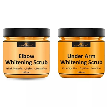 Park Daniel Elbow And Underarms Whitening Scrub Combo (Each 100g) (1Pack)