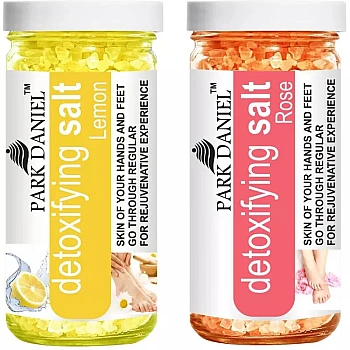 Park Daniel Lemon Salt & Rose Salt Combo (Each 200g) (1Pack)