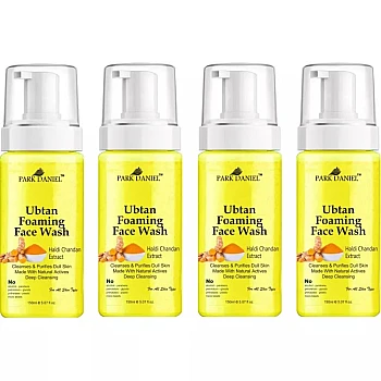 Park Daniel Ubtan Foaming Face Wash (150ml, Pack of 4)