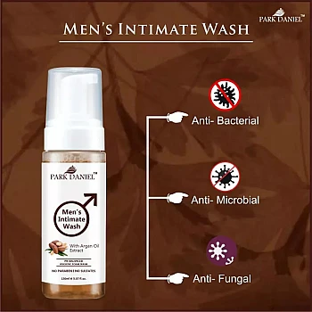 Park Daniel Men'S Intimate Wash With Argan Oil Extract (150ml, Pack of 2)