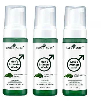 Park Daniel Men'S Intimate Wash With Green Tea Extract (150ml, Pack of 3)