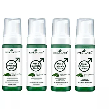 Park Daniel Men'S Intimate Wash With Green Tea Extract (150ml, Pack of 4)
