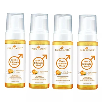 Park Daniel Men'S Intimate Wash With Orange Extract (150ml, Pack of 4)