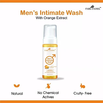 Park Daniel Men'S Intimate Wash With Orange Extract (150ml, Pack of 4)