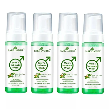 Park Daniel Men'S Intimate Wash With Tea Tree Extract (150ml, Pack of 4)