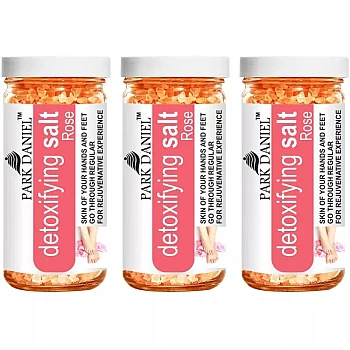 Park Daniel Detoxifying Salt Rose (200g, Pack of 3)
