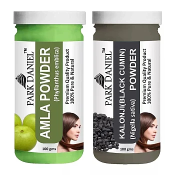 Park Daniel Amla Powder + Kalonji Powder (Each 100g) (1Pack)