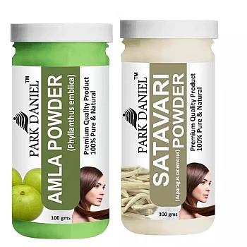 Park Daniel Amla Powder + Satavari Powder (Each 100g) (1Pack)