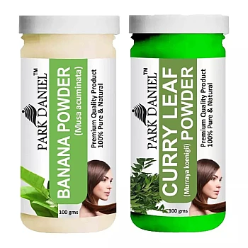 Park Daniel Banana Powder + Curry Leaf Powder (Each 100g) (1Pack)