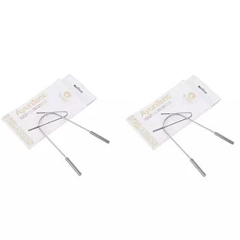 Maharishi Ayurveda Ayurdent Tongue Cleaner Premium Stainless Steel (1pcs, Pack of 2)