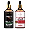 Park Daniel Vitamin C Facial Serum + Kumkumadi Tailam Combo (30ml Each) (1Pack)