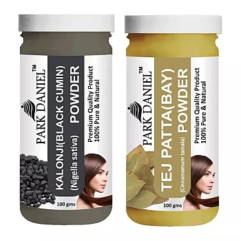 Park Daniel Kalonji Powder + Tej Patta Powder (Each 100g) (1Pack)