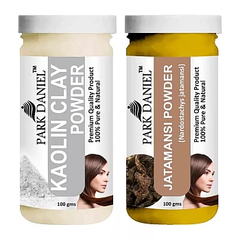 Park Daniel Kaolin Clay Powder + Jatamansi Powder (Each 100g) (1Pack)
