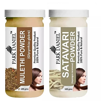 Park Daniel Mulethi Powder + Satavari Powder (Each 100g) (1Pack)