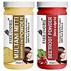 Park Daniel Multani Mitti Powder + Beetroot Powder (Each 100g) (1Pack)