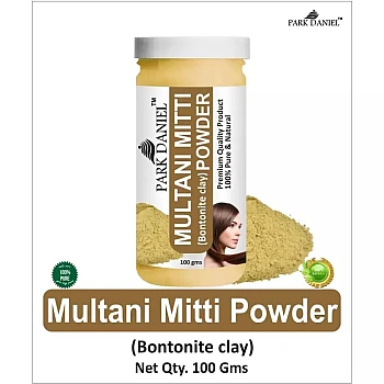 Park Daniel Multani Mitti Powder + Heena Leaf Powder (Each 100g) (1Pack)