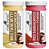 Park Daniel Multani Mitti Powder + Red Sandalwood Powder (Each 100g) (1Pack)