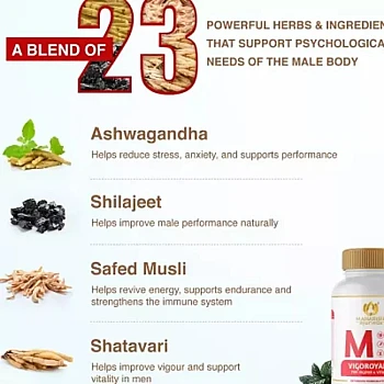 Maharishi Ayurveda Vigoroyal-M Tablets (10tab, Pack of 2)