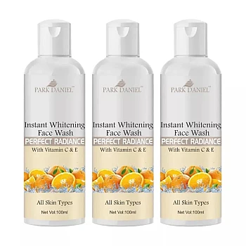 Park Daniel Instant Whitening Face Wash (100ml, Pack of 3)