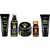 Park Daniel Mens Grooming Kit (Mask 60g + Scrub 60g + Serum 60ml + Wax 50g + Oil 35ml) (1Pack)