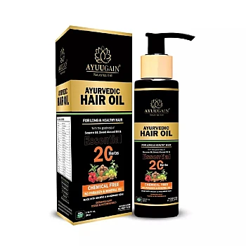 Ayuugain Ayuvredic Hair Oil for Hair Fall Control and Enhance Hair Growth (100ml)
