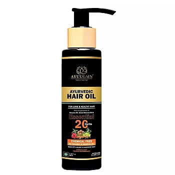 Ayuugain Ayuvredic Hair Oil for Hair Fall Control and Enhance Hair Growth (100ml)