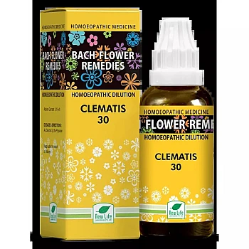 New Life Bach Flower Clematis (30ml)