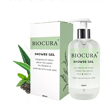 Biocura Shower Gel - Green Tea (200ml)
