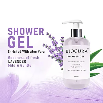 Biocura Shower Gel - Lavender (200ml)