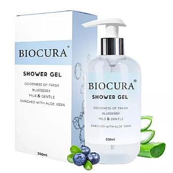 Biocura Shower Gel - Blue Berry (200ml)