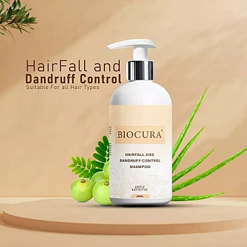 Biocura Hairfall And Dandruff Control Shampoo (200ml)