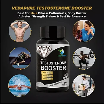 Vedapure Testosterone Booster 1000mg (60caps)