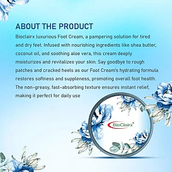 Bioclairx Skin Healing Moisturiser Foot Cream (325g)
