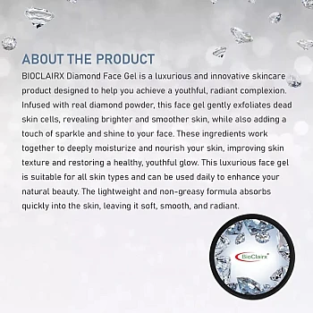 Bioclairx Diamond Face Gel (325g)