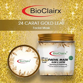 Bioclairx 24 Carat Gold And Lustre Facial Mask (325g)
