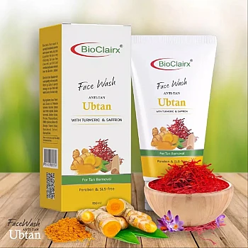 Bioclairx Ubtan Face Wash (150ml)