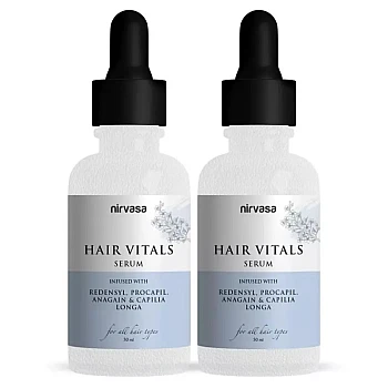 Nirvasa Hair Vitals Serum (50ml, Pack of 2)