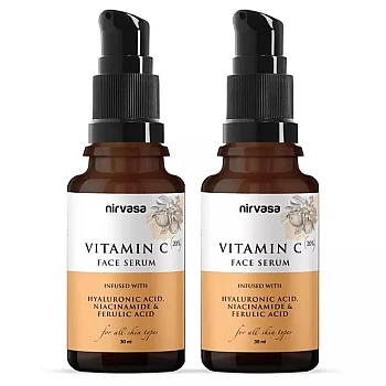 Nirvasa Vitamin C Face Serum (30ml, Pack of 2)