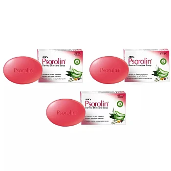 Dr JRK Psorolin Derma Skincare Soap (75g, Pack of 3)