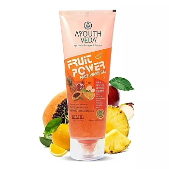 Ayouthveda Fruit Power Face Wash Gel (100ml)