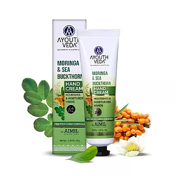 Ayouthveda Moringa & Sea Buckthorn Hand Cream (30g)