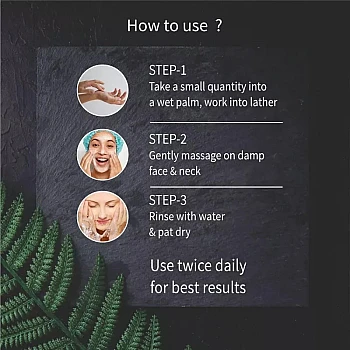 Ayouthveda Charcoal Face Wash (100ml)